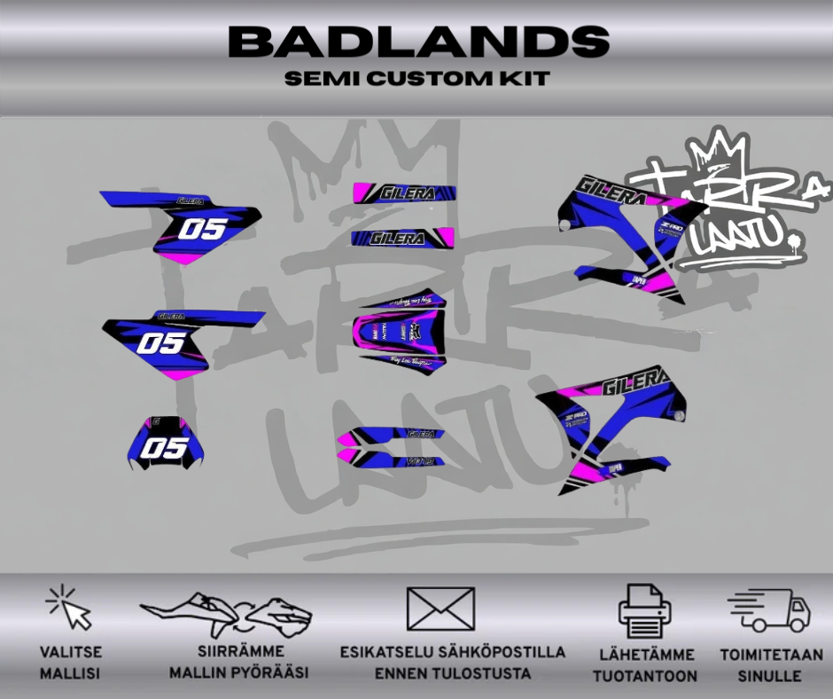 BADLANDS Gilera RCR SMT Ennen 2011 Tarrasarja