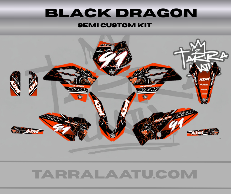 BLACK DRAGON KTM SX 65 2009-2015 Tarrasarja