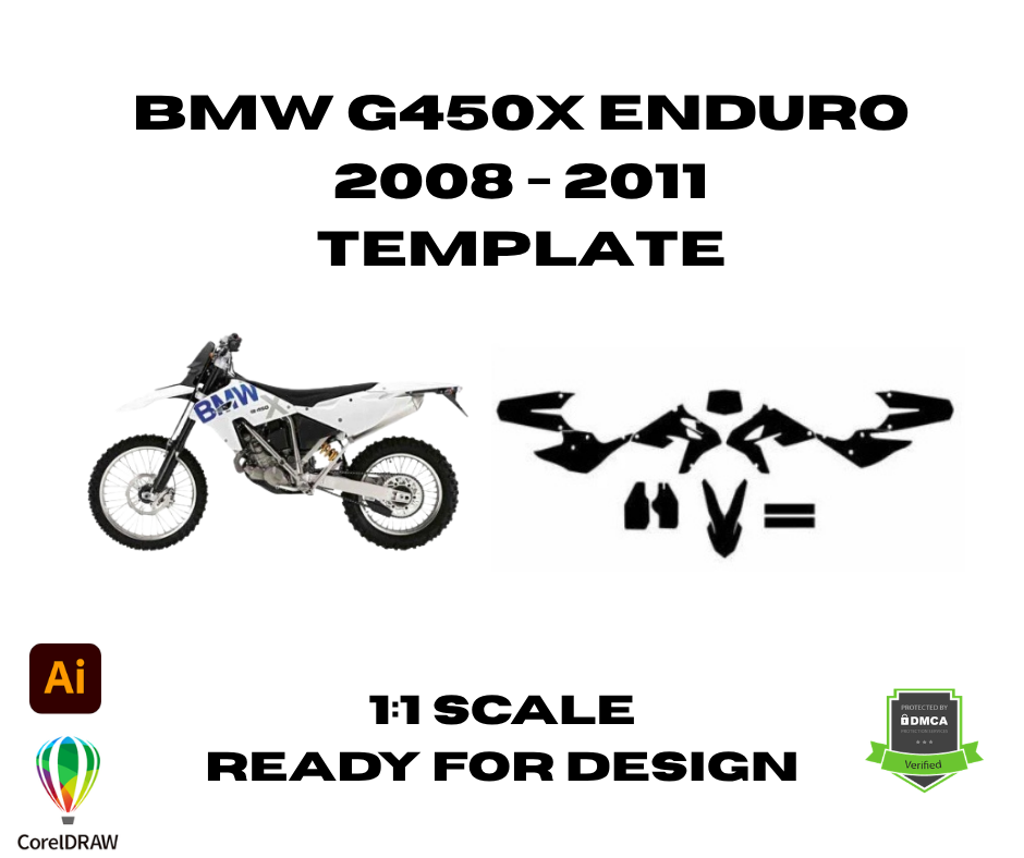 BMW G450X Enduro 2008 - 2011 Template