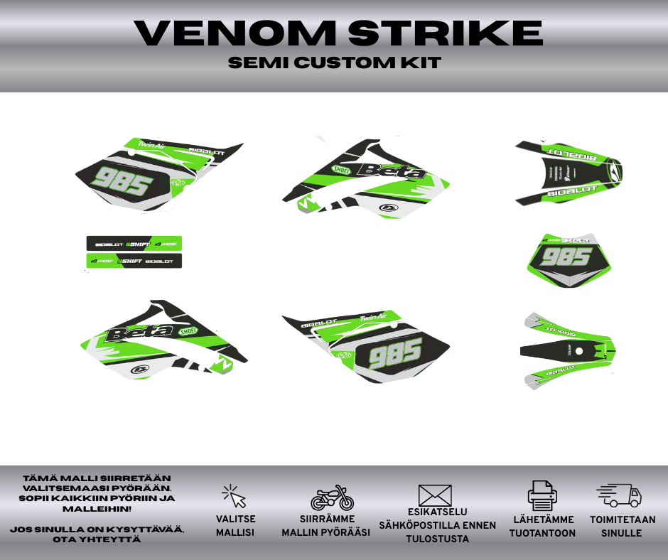 VENOMSTRIKE Beta 50 2006-2010 Tarrasarja