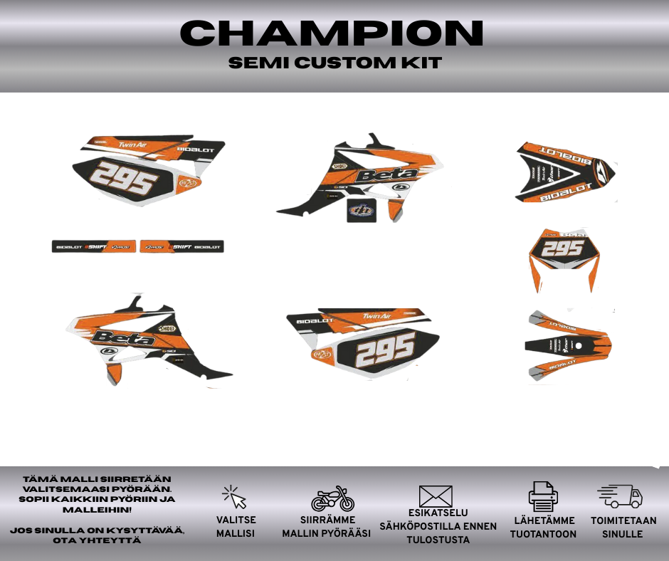 CHAMPION Beta RR 50 2011-2020 Tarrasarja