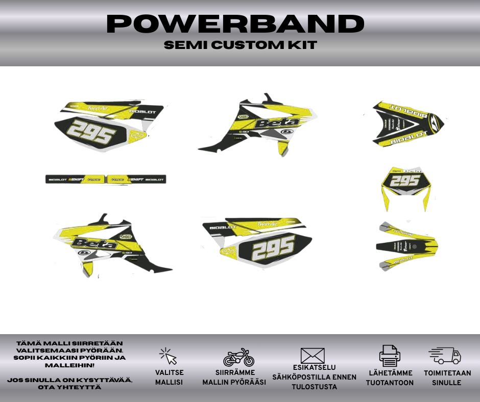 POWERBAND Beta RR 50 2011-2020 Tarrasarja
