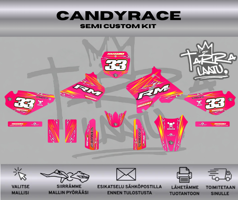 CANDYLAND Suzuki RM 85 2002-2021 Tarrasarja