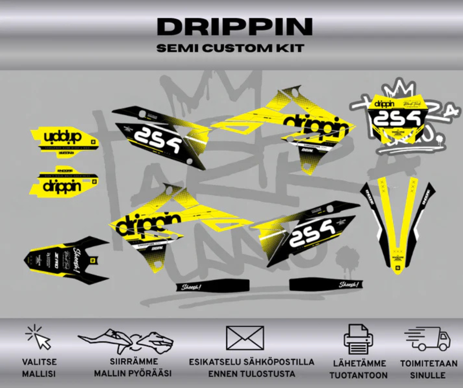 DRIPPIN Suzuki RMZ 250 2019-2026 RMZ 450 2018- 2026 tarrasarja
