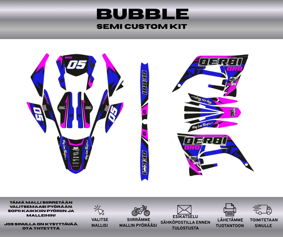 BUBBLE Derbi 50 2018-2021 Tarrasarja