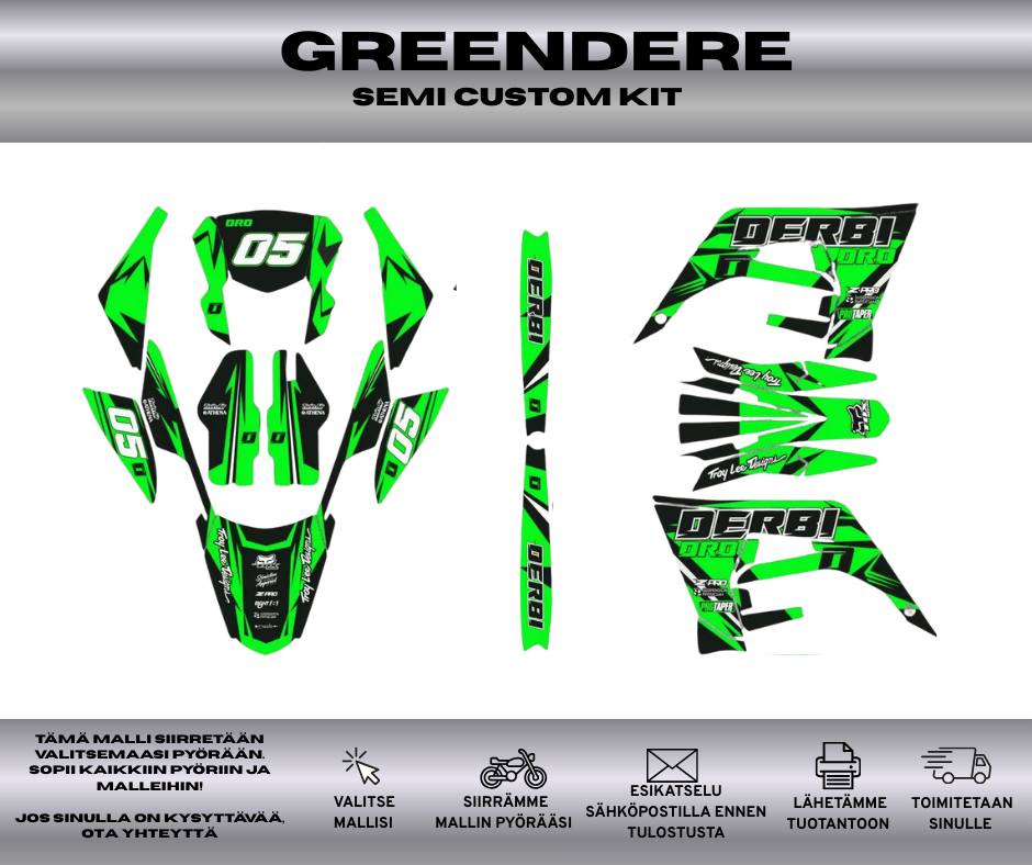 GREENDERE Derbi 50 2018-2021 Tarrasarja