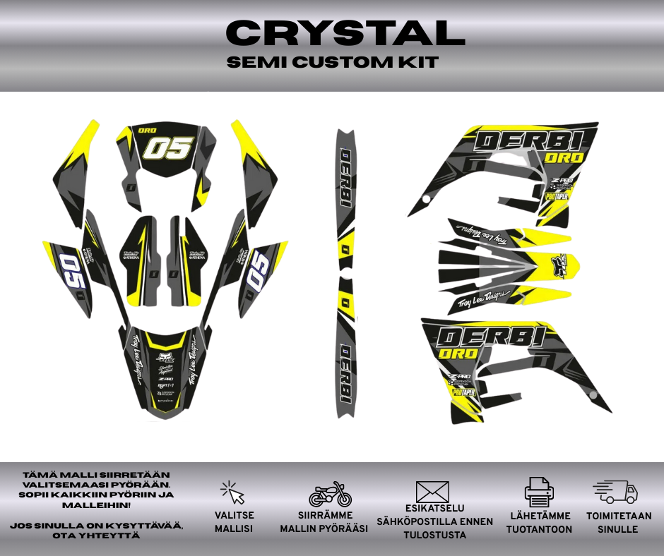 CRYSTAL Derbi 50 2018-2021 Tarrasarja