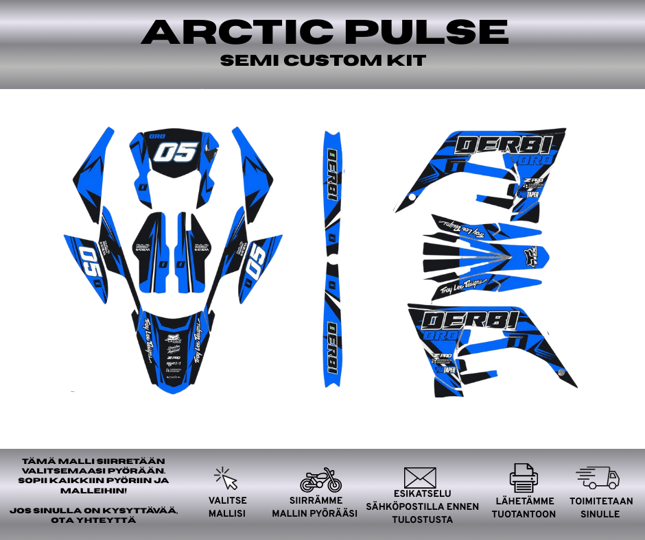 ARCTICPULSE Derbi 50 2018-2021 Tarrasarja