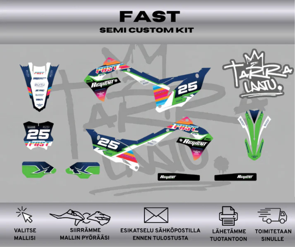 FAST Kawasaki KX450f 2019 - 2023 KX250f 2021 - 2024 Tarrasarja