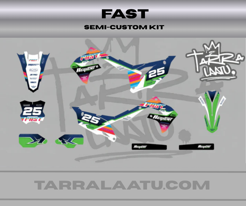 FAST Kawasaki KX450f 2019 - 2023 KX250f 2021 - 2024 Tarrasarja
