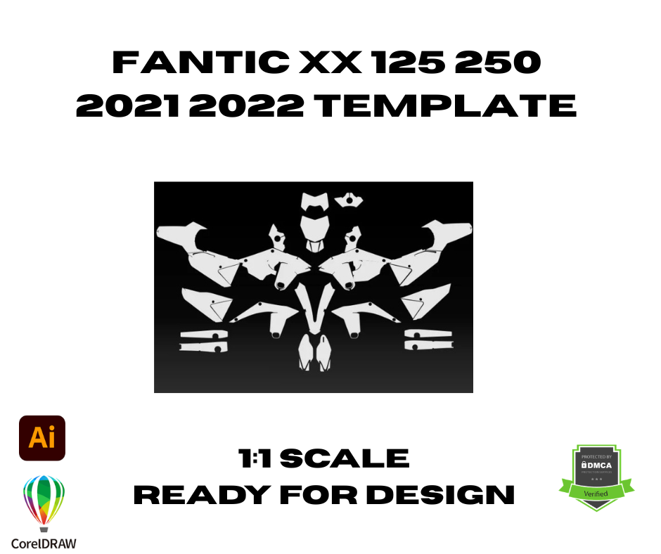 Fantic XX 125 250 2021 2022 Template