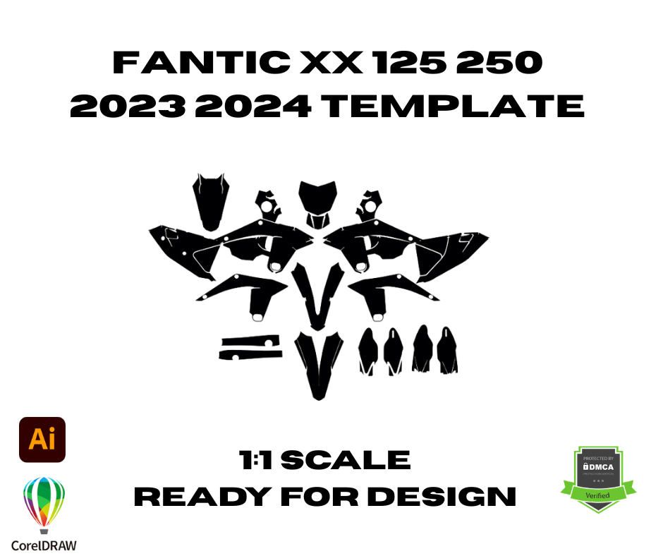 Fantic XX 125 250 2023 2024 Template
