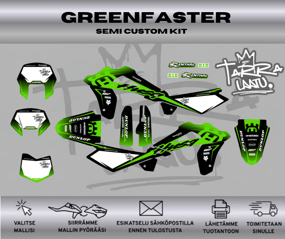 GREENFASTER Husqvarna SM 125cc 2006-2012 Tarrasarja