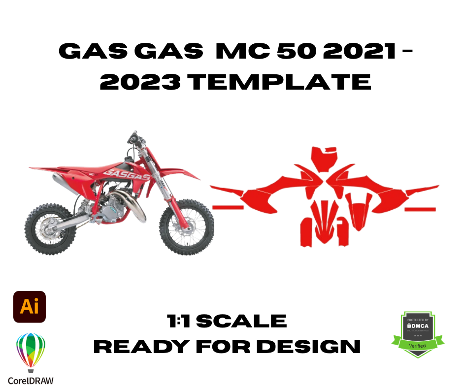 Gas Gas MC 50 2021 - 2023 Template
