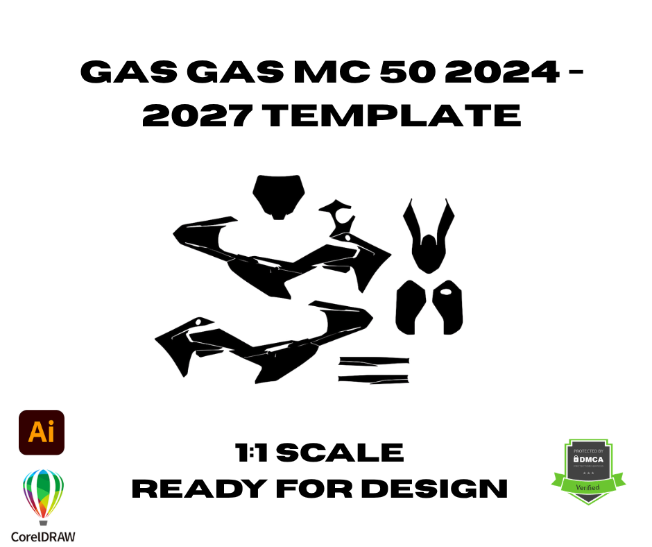 Gas Gas MC 50 2024 - 2027 Template