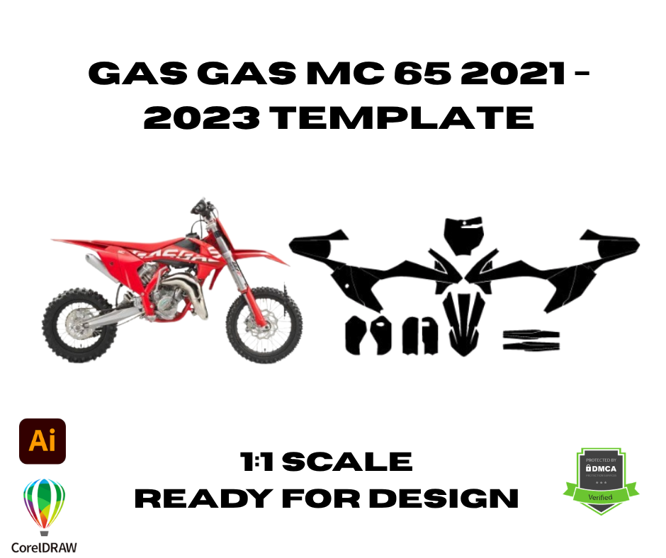Gas Gas MC 65 2021 - 2023 Template