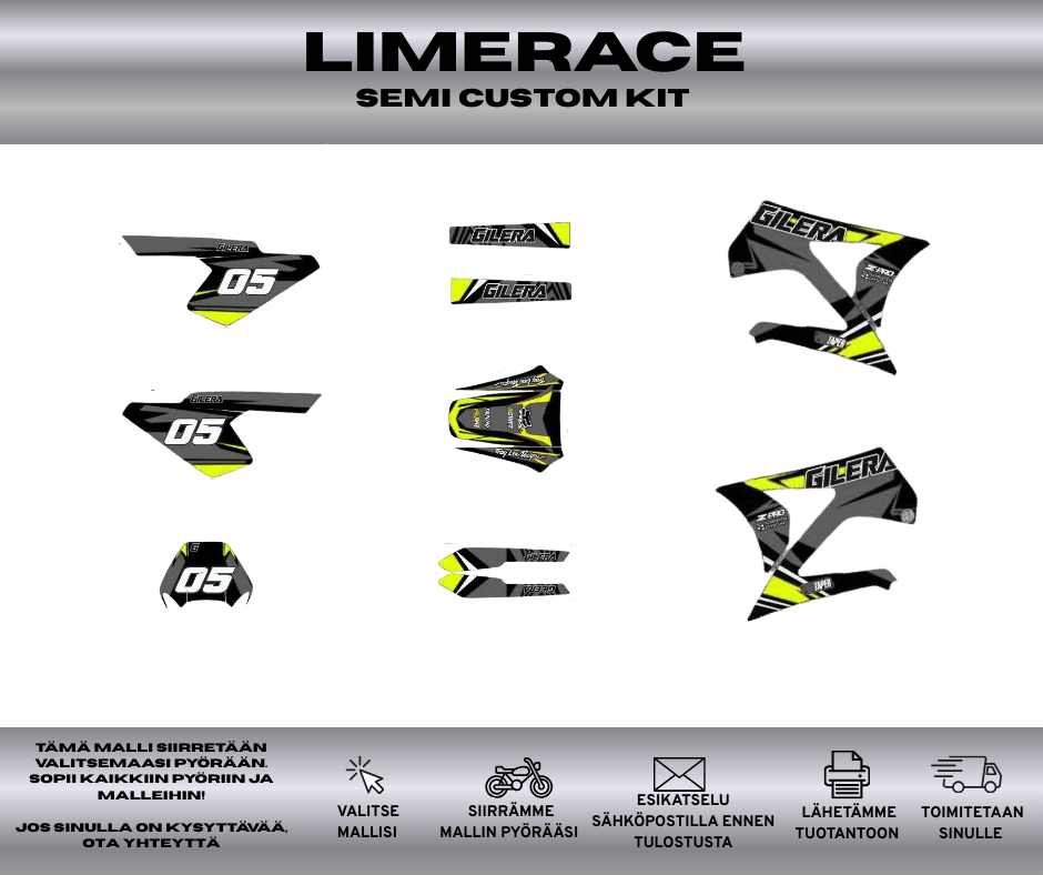 LIMERACE Gilera RCR SMT Ennen 2011 Tarrasarja