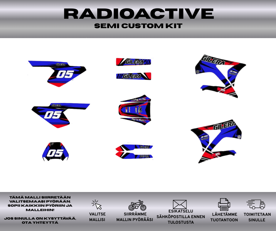 RADIOACTIVE Gilera RCR SMT Ennen 2011 Tarrasarja