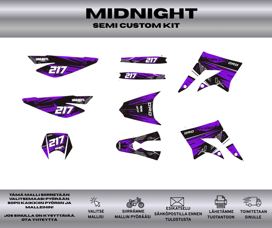 MIDNIGHT Gilera SMT 2011-2017 Tarrasarja