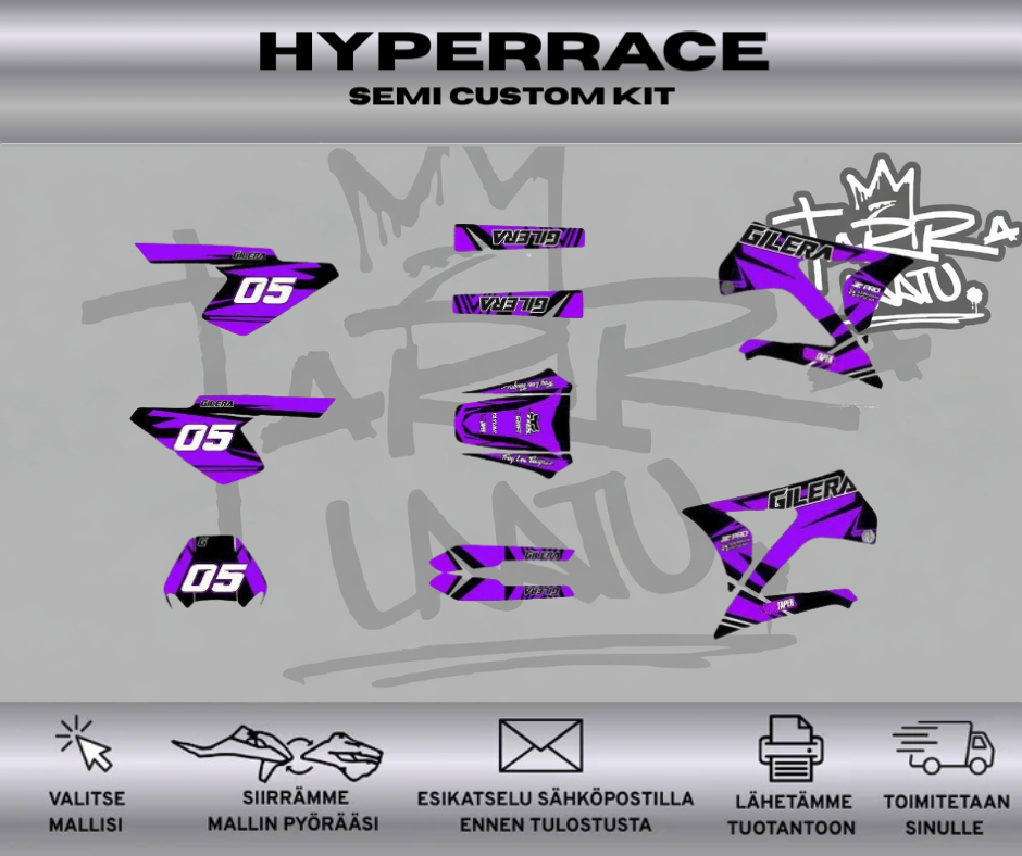 HYPERRACE Gilera RCR SMT Ennen 2011 Tarrasarja