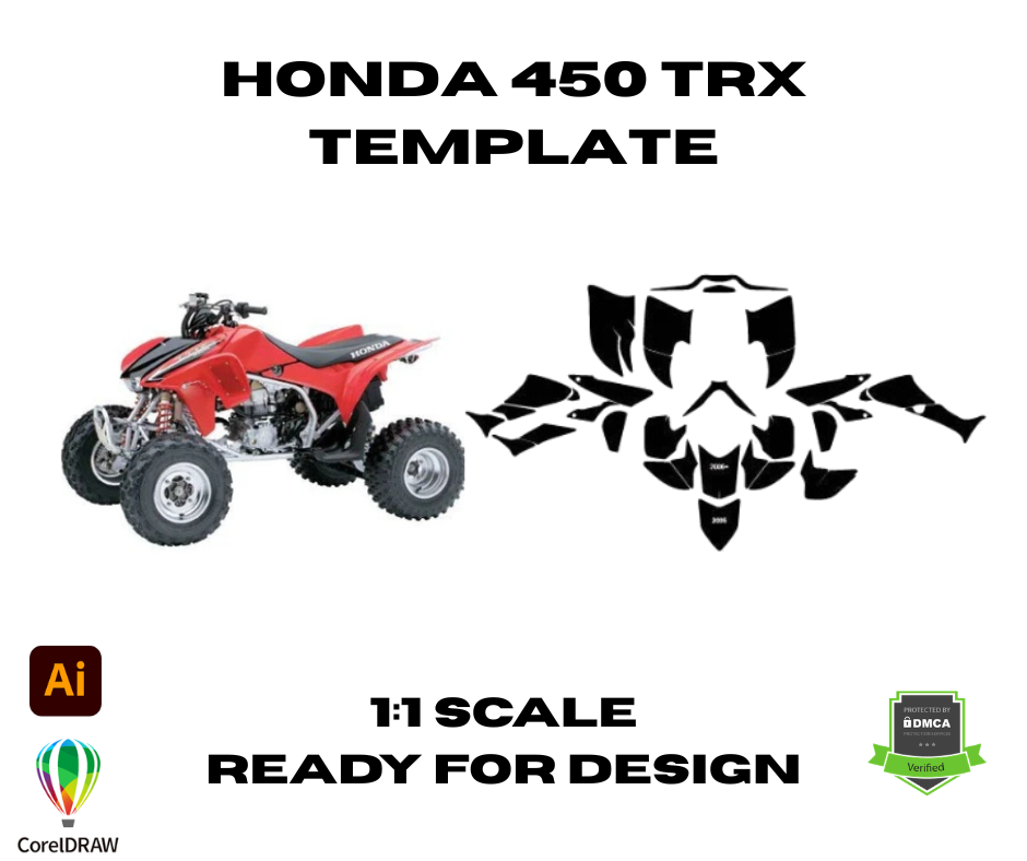 Honda 450 TRX Template