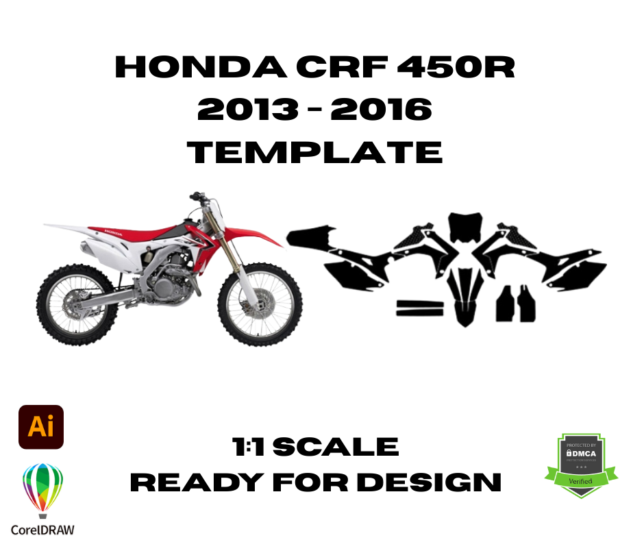 Honda CRF 450R 2013 - 2016 Template
