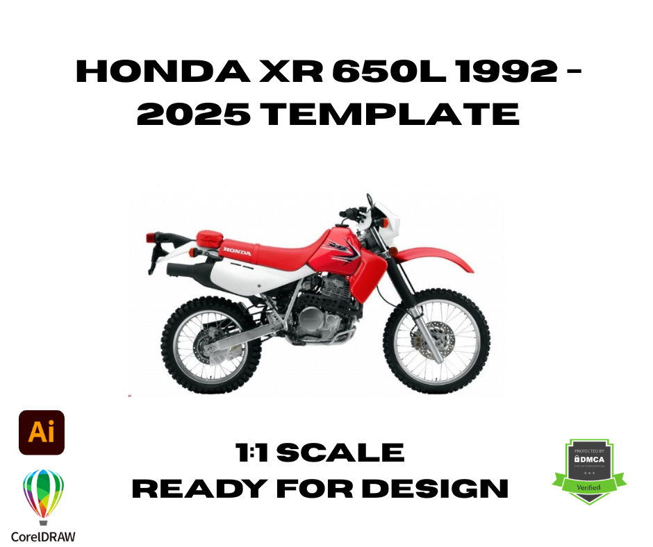 Honda XR 650L 1992 - 2025 Template