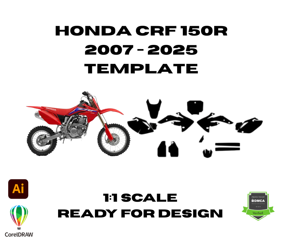 Honda CRF 150R 2007 - 2025 Template