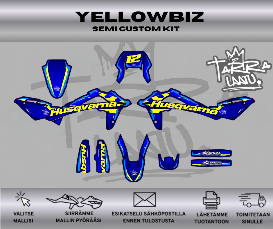 YELLOWBIZ Husqvarna WR 125 2008-2013 Tarrasarja