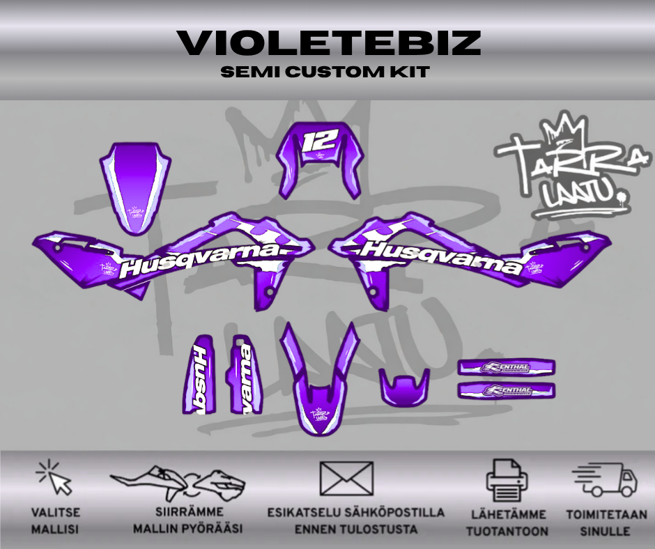 VIOLETBIZ Husqvarna WR 125 2008-2013 Tarrasarja