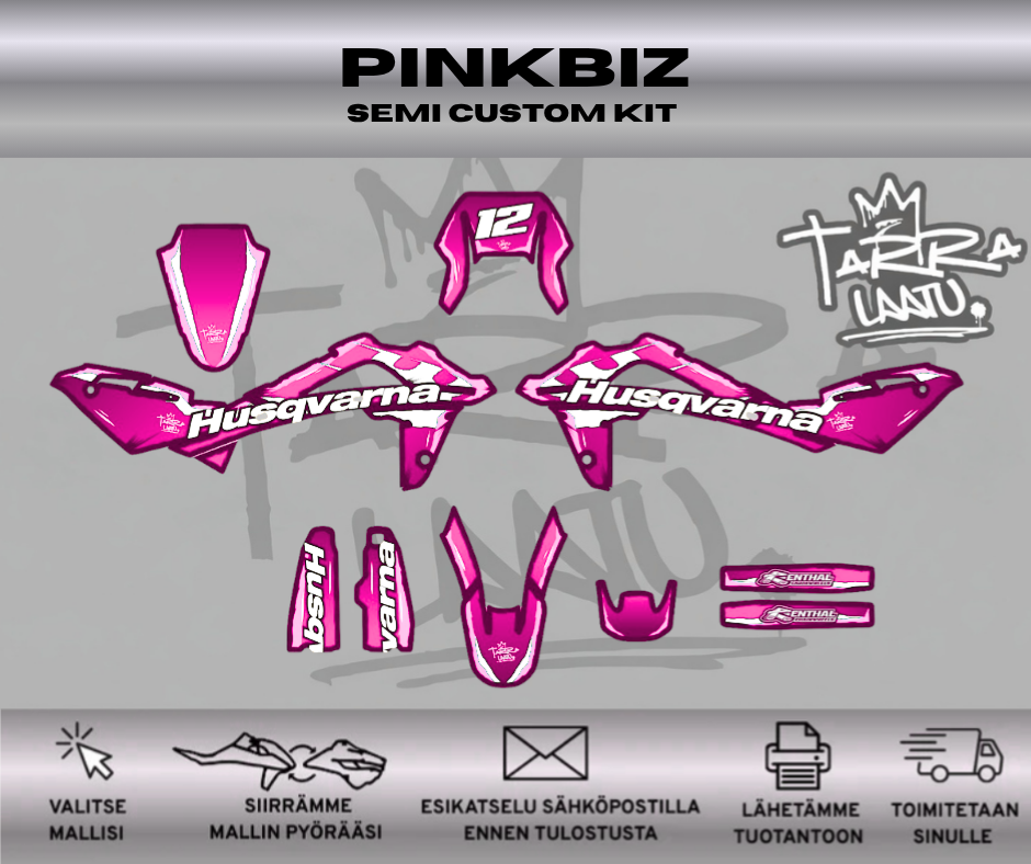 PINKBIZ Husqvarna WR 125 2008-2013 Tarrasarja