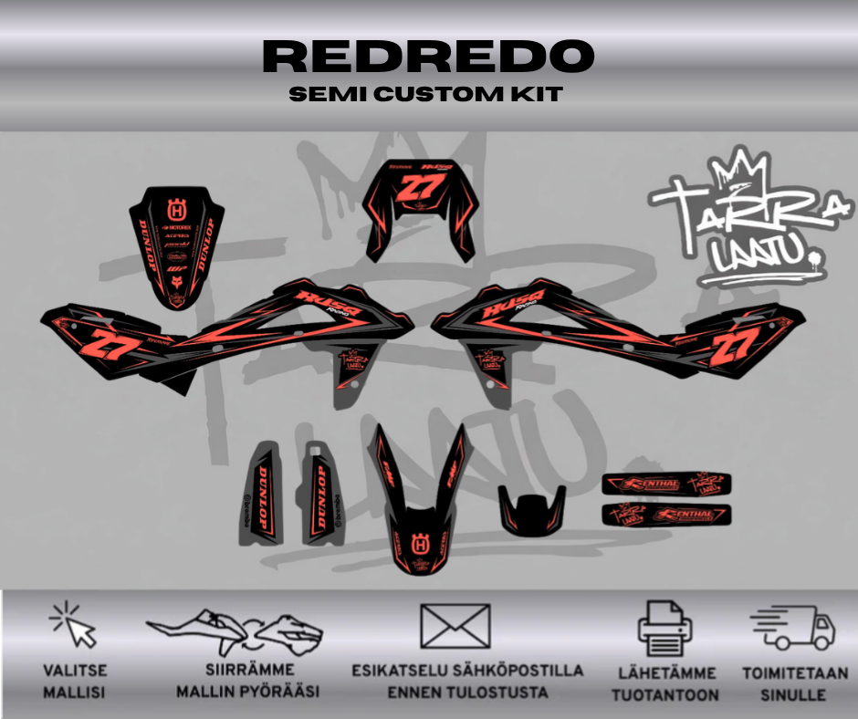 REDREDO Husqvarna WR 125 2008-2013 Tarrasarja