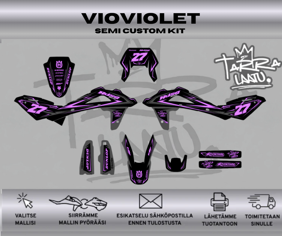 VIOVIOLET Husqvarna WR 125 2008-2013 Tarrasarja