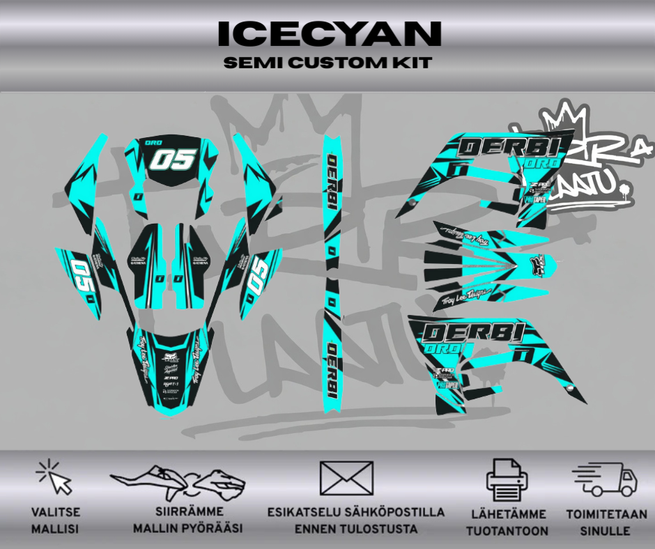 ICECYAN Derbi 50 2018-2021 Tarrasarja