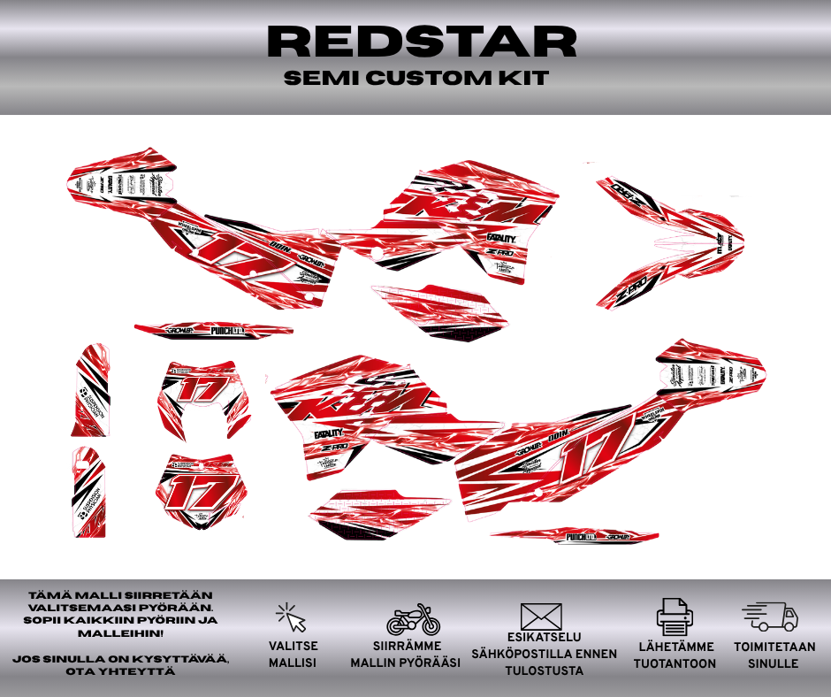 REDSTAR KTM EXC / EXC-F / SX / SX-F (2008-2011) Tarrasarja