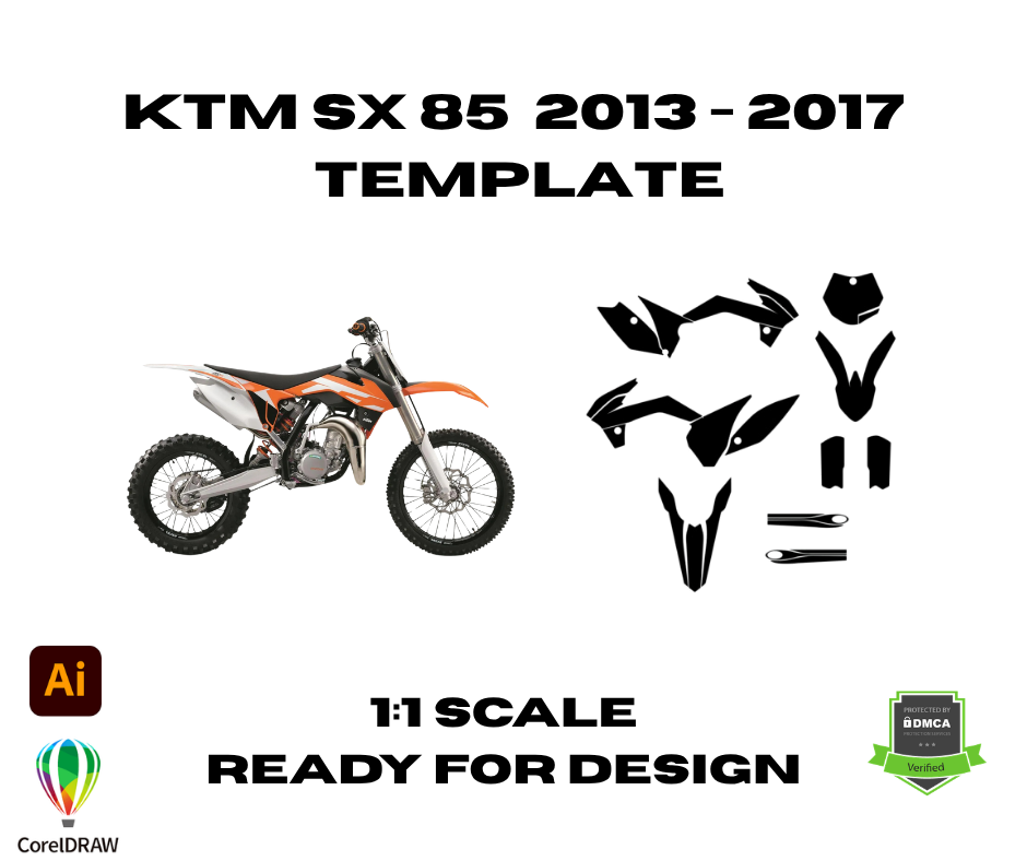 KTM SX 85 2013 2014 2015 2016 2017 Template