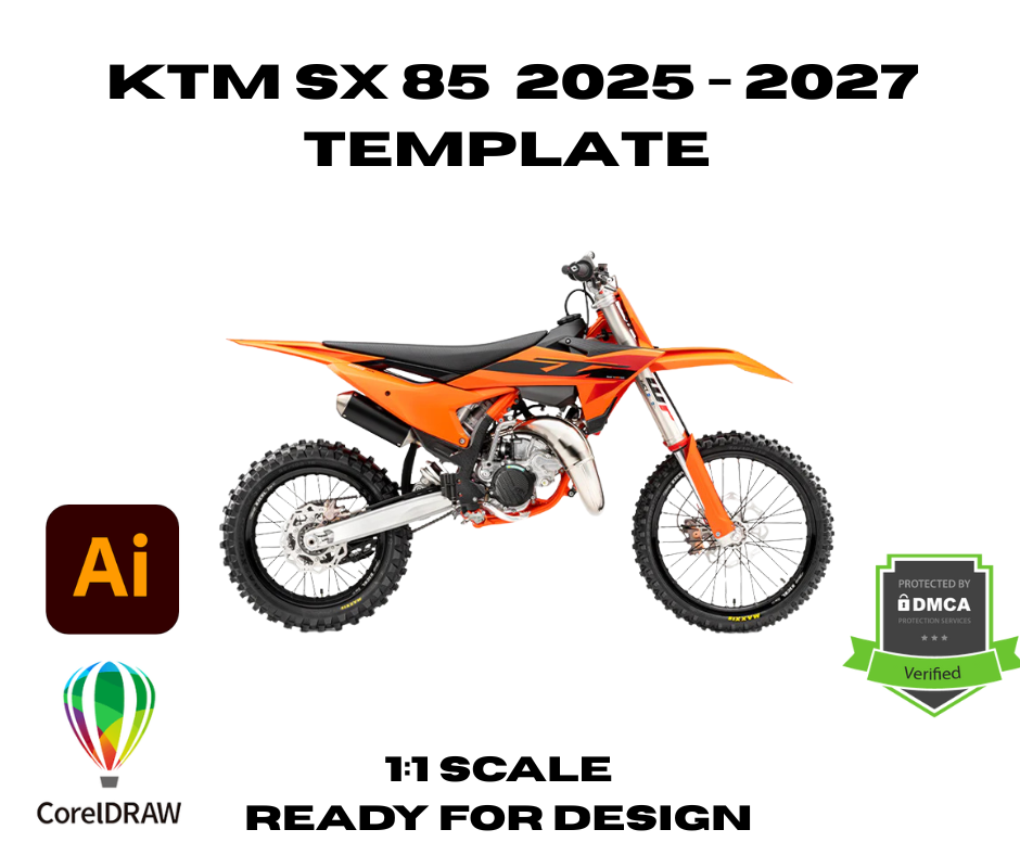 KTM SX 85 2025 - 2027 Template