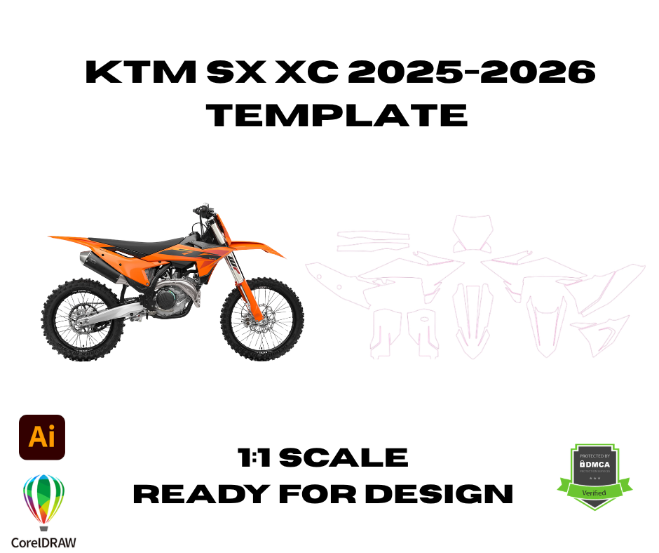 KTM SX XC 2025-2026 Template