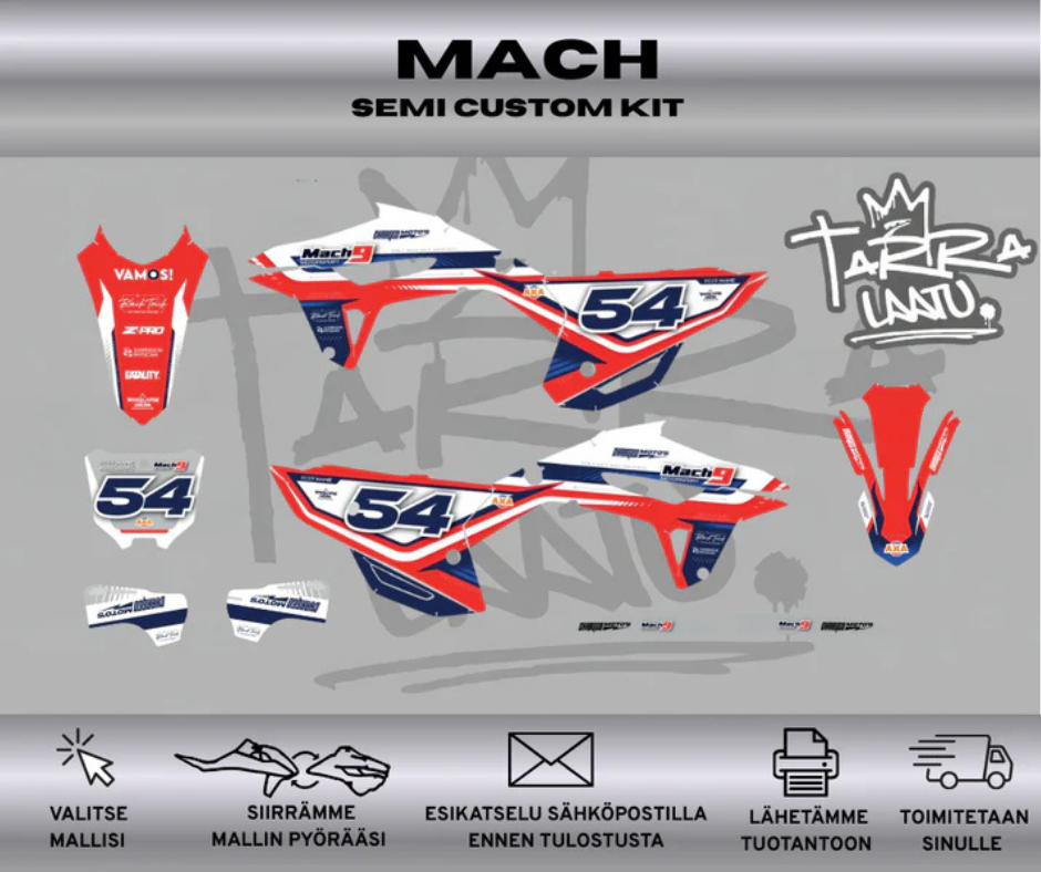 MACH HONDA CRF 450R 2021 - 2023 & 250R 2022- 2024 Tarrasarja