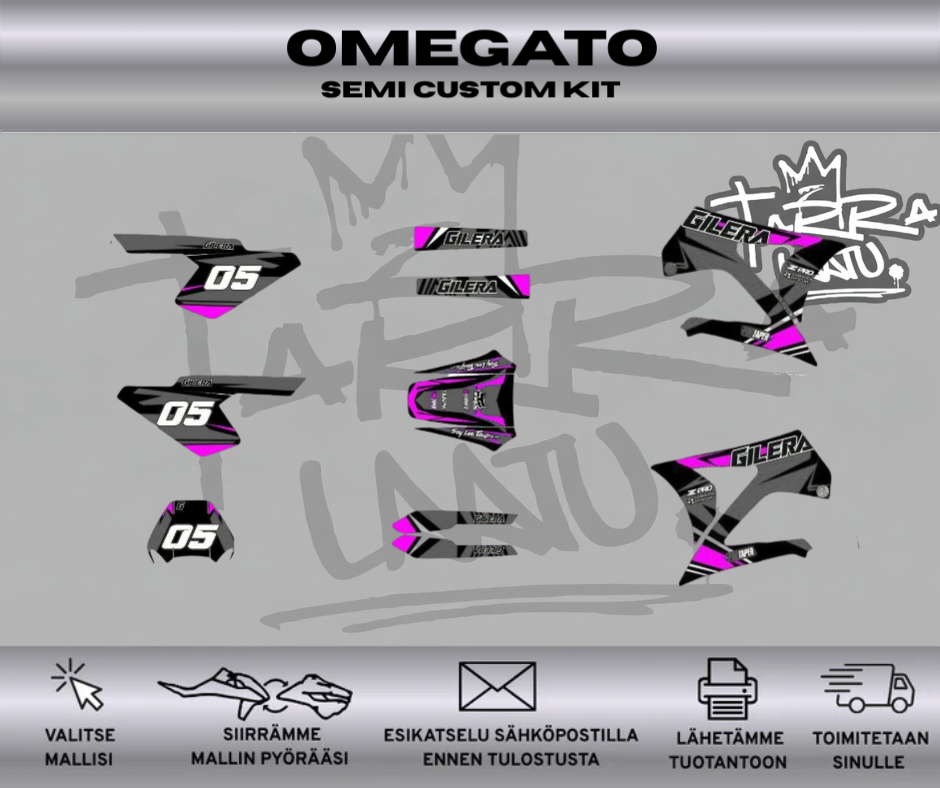 OMEGATO Gilera RCR SMT Ennen 2011 Tarrasarja