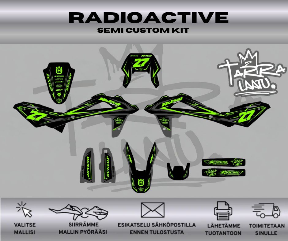 RADIOACTIVE Husqvarna WR 125 2008-2013 Tarrasarja