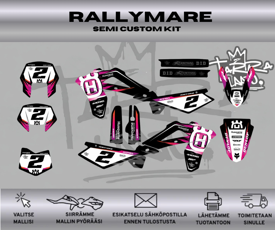 RALLYMARE Husqvarna SM 125cc 2006-2012 Tarrasarja