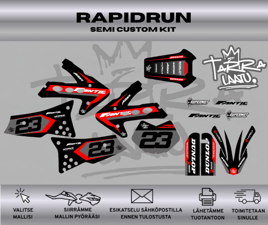 RAPIDRUN Fantic 50 / 125 2008-2016 Tarrasarja