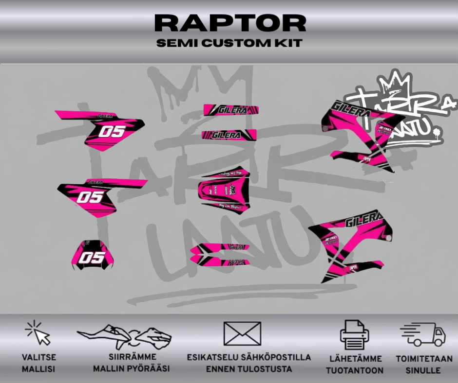 RAPTOR Gilera RCR SMT Ennen 2011 Tarrasarja