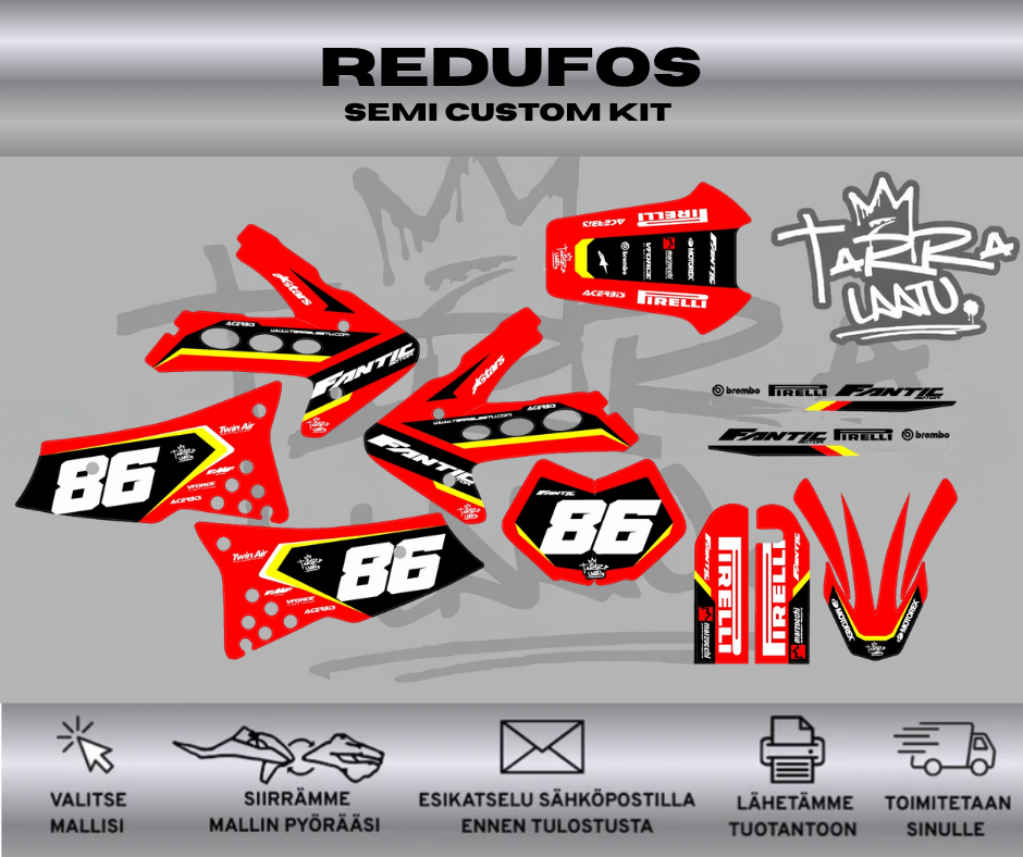 REDUFOS Fantic 50 / 125 2008-2016 Tarrasarja