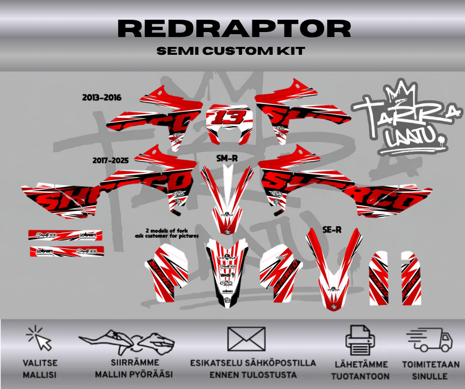 REDRAPTOR Sherco SM-R & SE-R 50 2013-2015 Tarrasarja