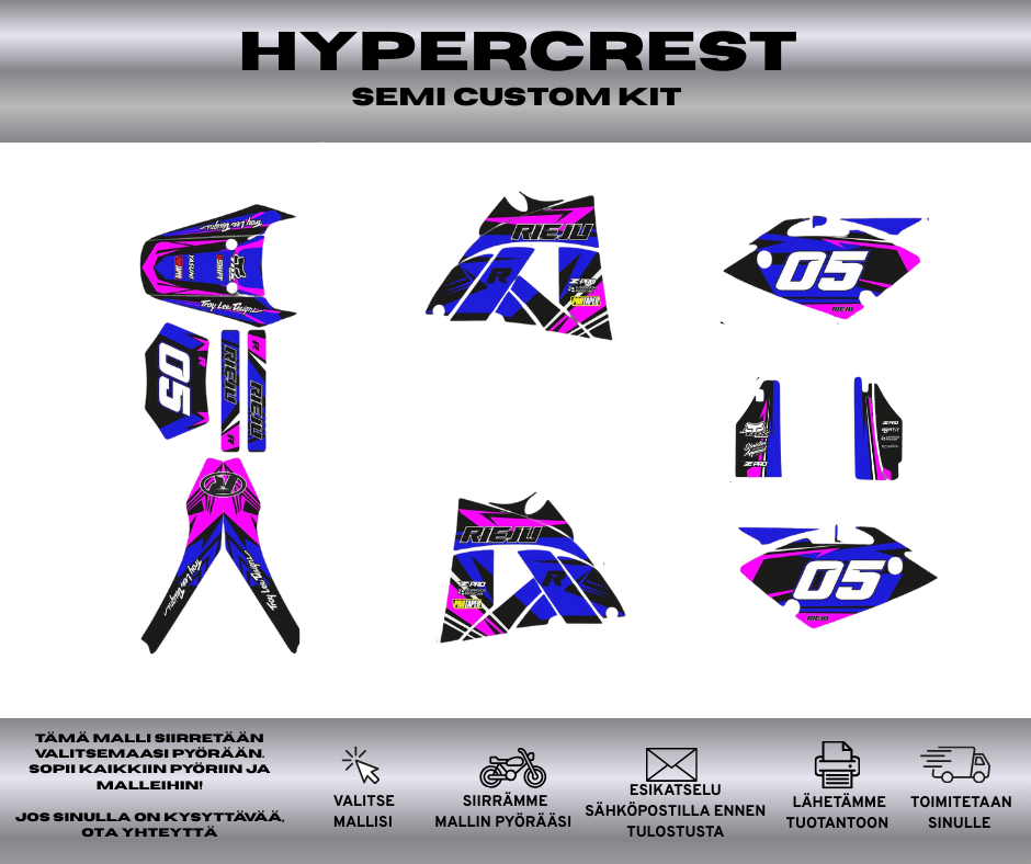 HYPERCREST Rieju 50 MRX Tarrasarja