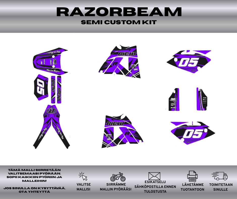 RAZORBEAM Rieju 50 MRX Tarrasarja