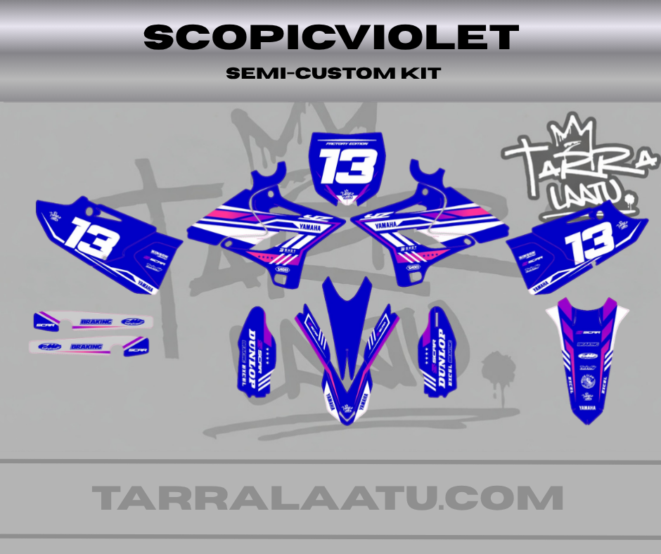 SCOPICVIOLET Yamaha YZ 125-250 2015-2021 Tarrasarja