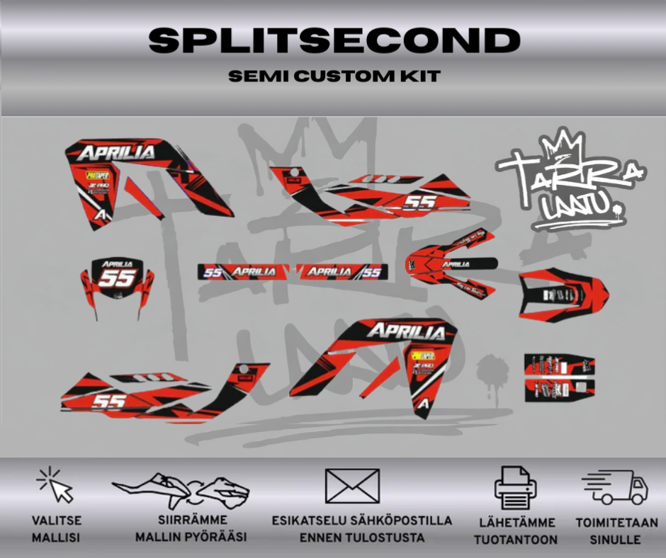 SPLITSECOND Aprilia 50 RX / SX 2006 – 2017 Tarrasarja